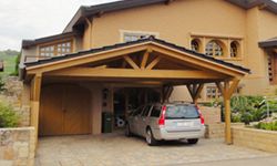 Carport aus Holz